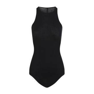 Rick Owens Tops, Dames, Zwart, 2Xs, Katoen, Zwart Bovenkleding Katoen Comfort Stijlvol