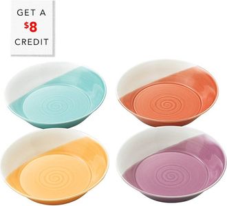 Royal Doulton 1815 Brights Pasta Bowls (Set Of 4) With $8 Credit