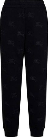 Burberry Larkan Ekd-Embroidered Cotton Track Pants, Size XX-Small