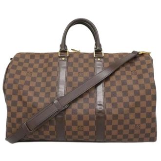 Louis Vuitton Pre-owned Weekend Bags, unisex, Brown, Size: ONE SIZE Pre-owned Vintage Boston Bag