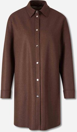 Herno Long Wool Trench Coat