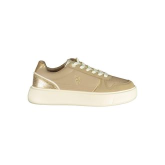 U.S.Polo Association Beige Polyurethane Womens Womens Sneaker