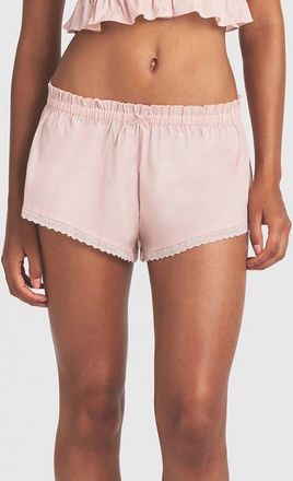 SKIMS Poplin Apparel Shorts in Dusty Pink at Nordstrom, Size Xx-Small