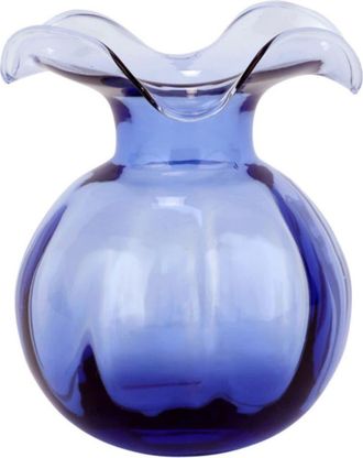 Vietri Hibiscus Glass Indigo Bud Vase in Dark Purple at Nordstrom