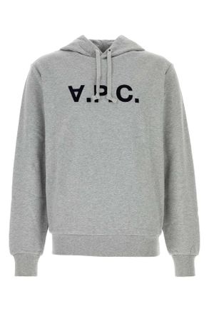 A.P.C. Grey Cotton Sweatshirt