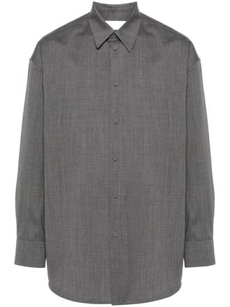 Jil Sander Giacca-camicia - Grigio