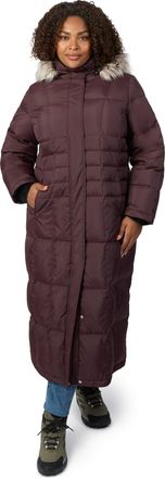 Free Country Womens Plus Size Full Length Splendor Down Jacket