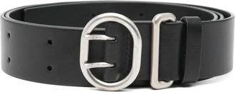 Jil Sander Cintura con fibbia - Nero