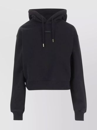 Jacquemus cropped hoodie drawstring detail