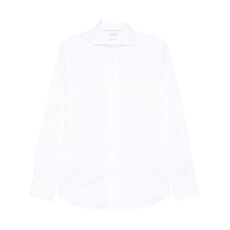 Brunello Cucinelli Wit Overhemd voor Mannen - Heren - Overhemden - Wit - Maat: 2XL