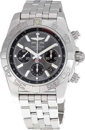 Breitling Pre-owned Breitling Chronomat 44 Chronograph Automatic Gray Dial Mens Watch AB011012-F546.375A
