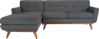 Safavieh Couture Nicolettie Linen Sectional Sofa