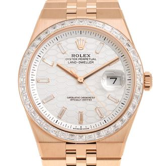 Rolex Land Dweller 40mm Chronometer Diamond Mens Watch M127385TBR-0003
