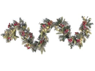 Beliani Guirnalda led efecto nieve 180 cm