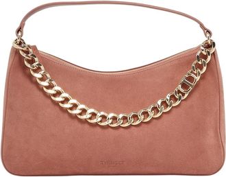 Twinset Dames, Tassen, Roze, Maat: ONE Size Su&egrave;de