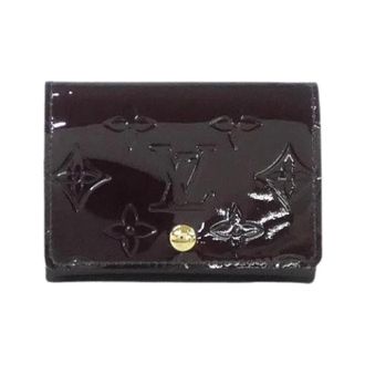 Louis Vuitton Pre-owned Wallets, female, Purple, Size: ONE SIZE Pre-owned Vernis Enveloppe Cartes de Visite Card Case