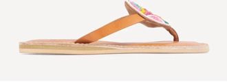 Laidbacklondon Womens Boa Flip Flops In Multicolor