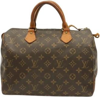 Louis Vuitton Pre-owned Vintage Monogram Handtas - Dames - Vintage Handtas - Bruin - ONE Size - Vintage