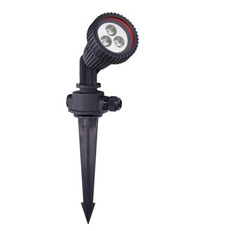 Forlight Tidian (4 Uds) Foco Proyector Exterior Para Jard&iacute;n Con Ip65. Proyector Con Pincho Para C&eacute;sped. Para Bombilla Gu10. Color Negro - Forlight