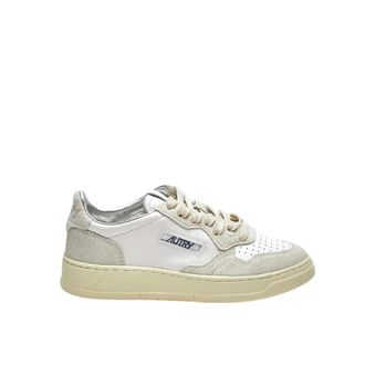 Autry Medalist Low - Dames - Sneakers - Wit - 38 EU - Katoen - Schoenen