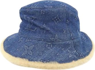Louis Vuitton Pre-owned Hoed - Heren - Vintage Accessoires - Blauw - ONE Size - Vintage