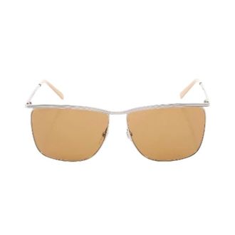 Gucci Pre-owned Metal Zonnebrillen - Heren - Vintage Accessoires - Beige - ONE Size - Vintage