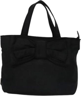 Prada Pre-owned Handbags, female, Black, Size: ONE SIZE Pre-owned Vintage Nylon Bag