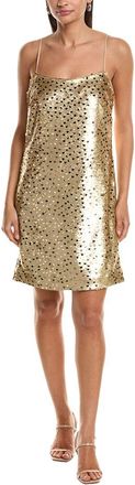 Milly Colette Gold Dot Sequin Mini Dress