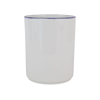 Vietri Santorini Stripe Waste Basket