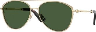 Burberry Womens BE3157 59 110971 Sunglasses - Gold - One Size