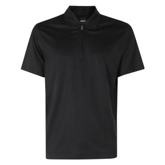 HUGO BOSS Hugo, Polo Shirts, male, Black, Size: 2XL H-Paras Polo