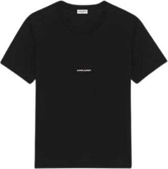 Saint Laurent Black T-shirts and Polos