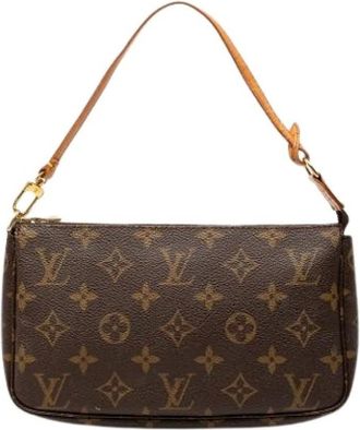 Louis Vuitton Pre-owned Shoulder Bags, female, Brown, Size: ONE SIZE Pre-owned Vintage Shoulder Bag