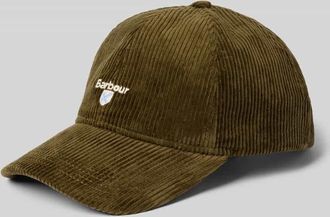 Barbour Basecap aus reiner Baumwolle in Oliv, Gr&ouml;&szlig;e 1
