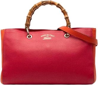 Gucci Pre-owned Handbags, female, Red, Size: ONE SIZE Pre-owned Vintage Handbag