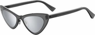 Moschino MOS051/S 0V81 T4 Transparent Ruthenium/Silver Mirror