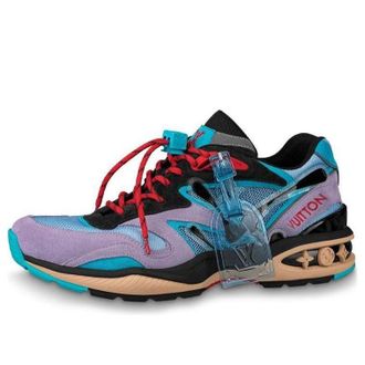 Louis Vuitton Trail Sneakers Purple Blue Black 1A7P40