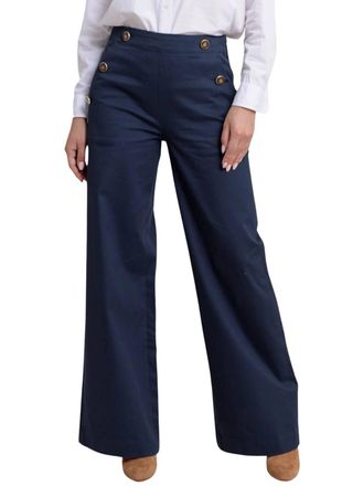 Southern Tide Thalia Sailor Pant In Dress Blue