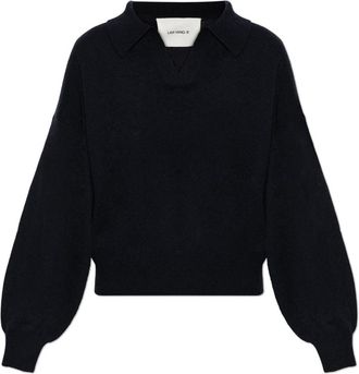 Lisa Yang Katriel Polo - Dames - Cashmere truien - Blauw - XS - Kasjmier - Truien & Vesten