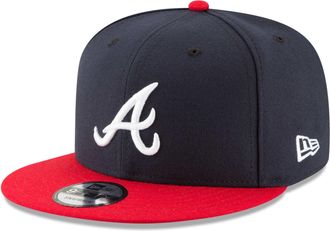New Era mens Snapback, Atlanta Braves Alternate, One size