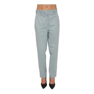 Circolo 1901 Pantalone Celeste - Dames - Straight fit broeken - Blauw - S - Katoen - Broeken