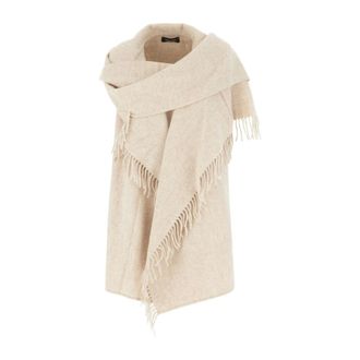 Fabiana Filippi Dames, Tops, Beige, Maat: ONE Size Wol