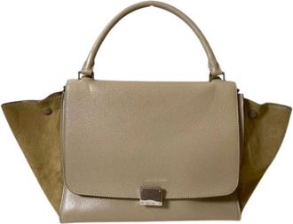 Celine Pre-owned Handbags, female, Beige, Size: ONE SIZE Pre-owned Vintage Handbag