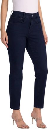 Frank Lyman Design Womens Slim High Rise Jeans In Navy