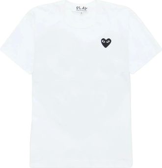Comme Des Gar&ccedil;ons Heren, Tops, Wit, Maat: XS Katoen
