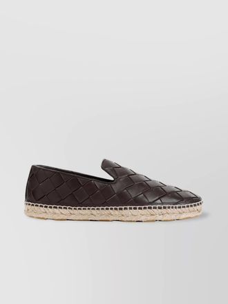 Bottega Veneta jack espadrilles intrecciato pattern
