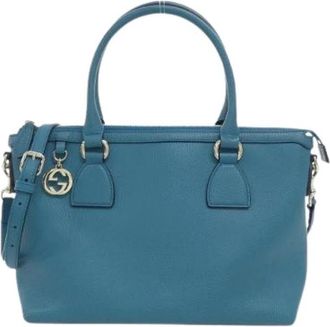 Gucci Borsa a spalla Pre-owned in pelle - - Pre-owned - Donna - Blu - ONE SIZE