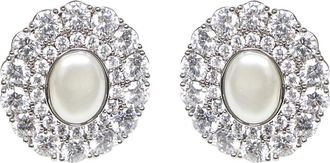 Self Portrait 649Ep-Pearl - Dames - Oorbellen - Grijs - ONE Size - Accessoires