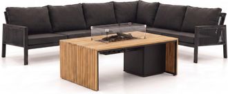 Manifesto Furniture Manifesto Alzano/Cosibridge hoek loungeset met vuurtafel 5-delig