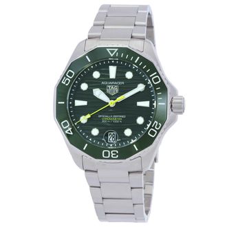 Tag Heuer Aquaracer Automatic Green Dial Mens Watch WBP5116.BA0013